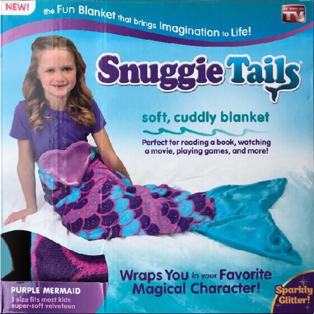 Snuggie Tail Girls Mermaid Blanket New Warm Soft A
